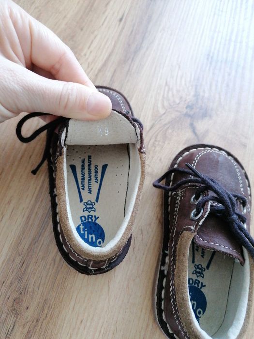 Pantofi piele copii noi