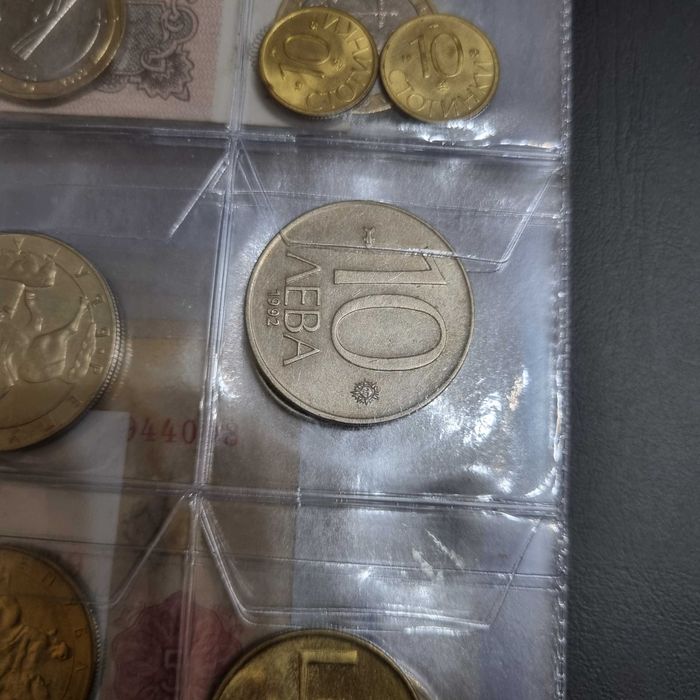 Монети10,5,2,1 лв от 1992г