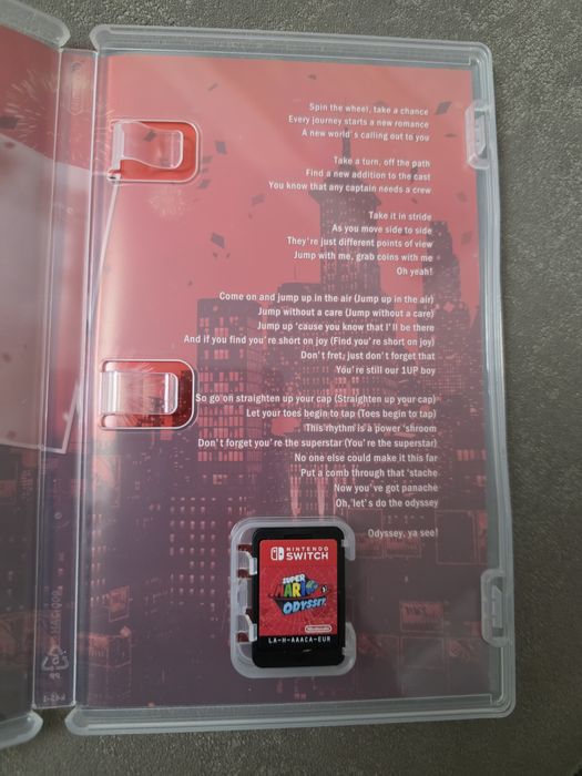 Nintendo switch Mario odyssey