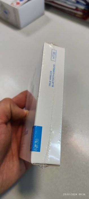 Безжични слушалки Lenovo HT38 Sport, намаляване на шума, бели