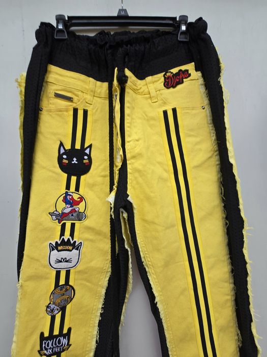 Djofra уникални дамски дънки Универсален размер