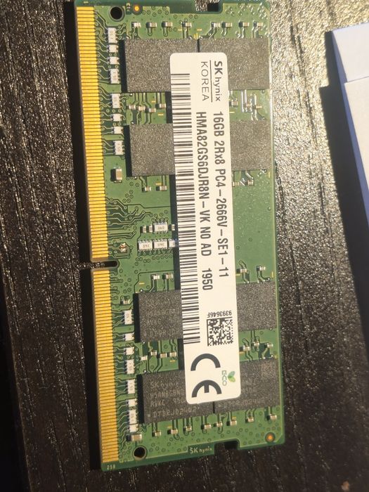 Memorie RAM laptop DDR4 16 gb  SODIMM