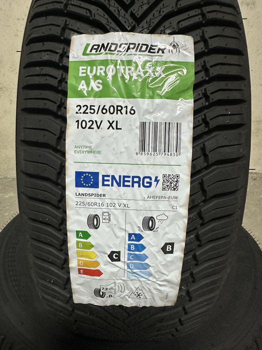 Нови всесезонни гуми LANDSPIDER EUROTRAXX A/S 225/60R16 102V XL 2256016