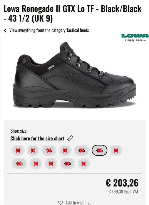 Туристически обувки LOWA RENEGADE GORE-TEX .Номер 46