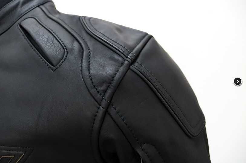 Geaca moto piele NOUA cu protectii complete, aerisiri, Spark Motostar