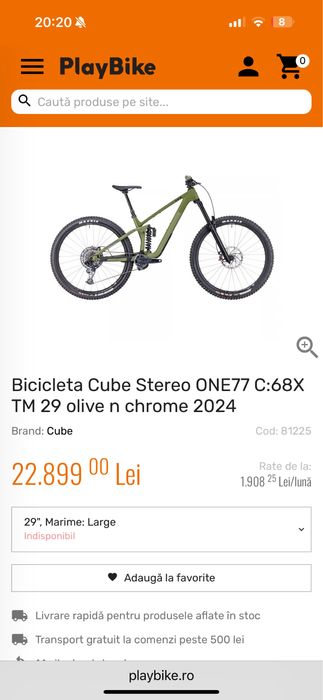 2025 Full suspension MYB Cube 177