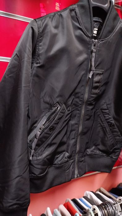 Оригинално яке бомбер G-Star Raw G-A1  M  нов черен мъжки