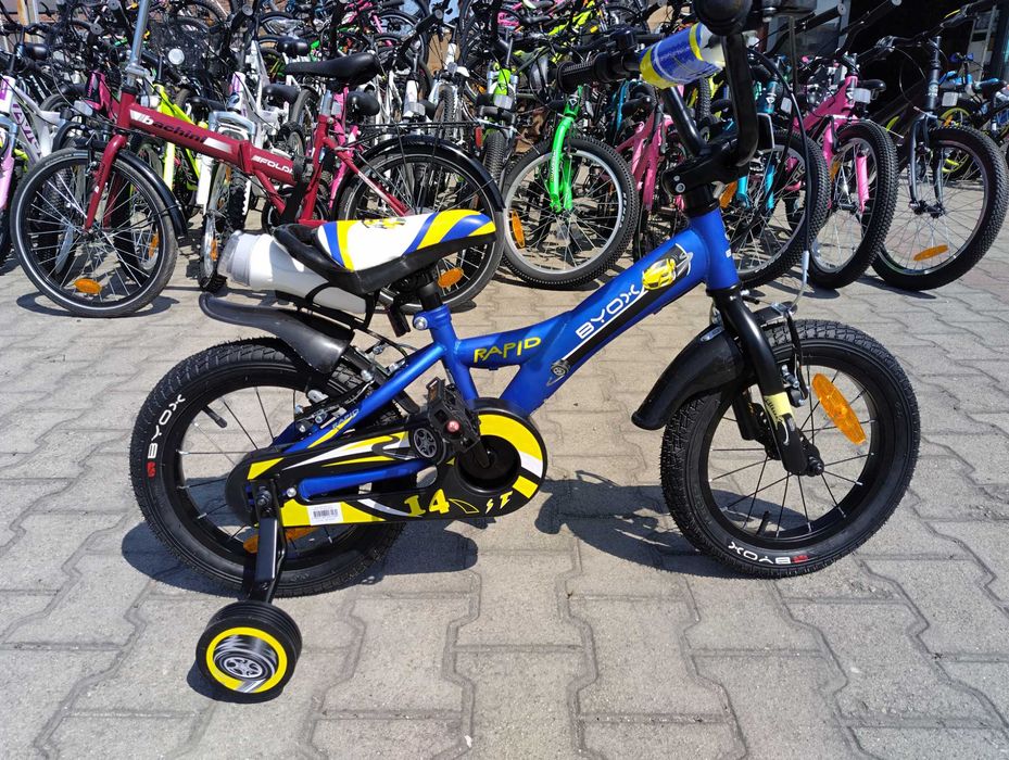 BYOX Велосипед 14" RAPID blue