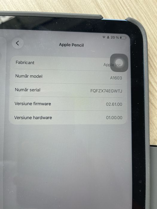 Defect apple pencil 1st gen prima generatie stylus