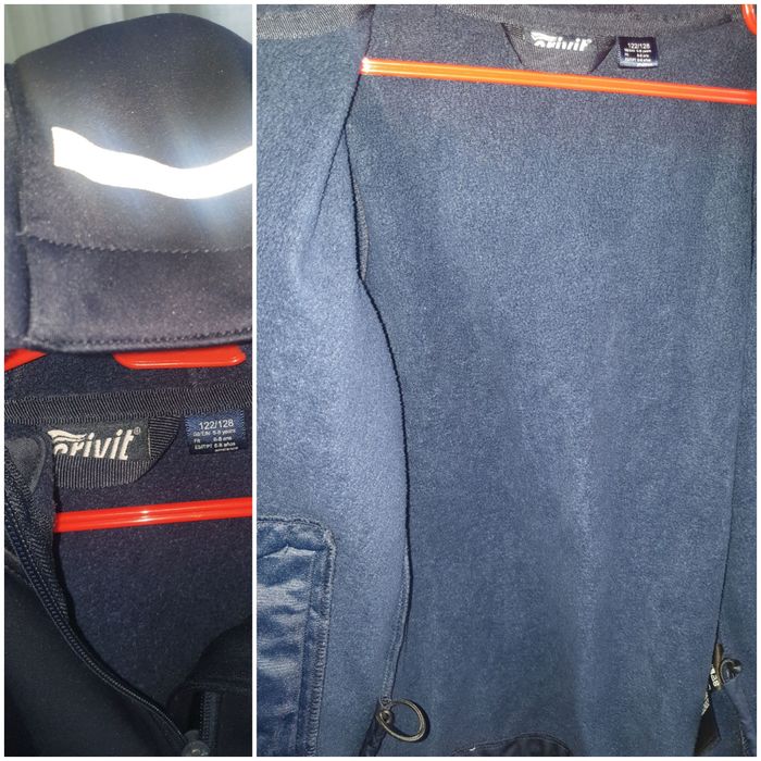 Софтшел детско тъмносиньо яке 122-128см (6-8г.)