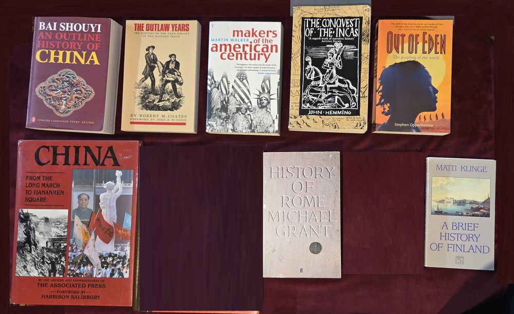 История - Китай, САЩ, инки, Рим, праистория, Финландия [8 книги]
