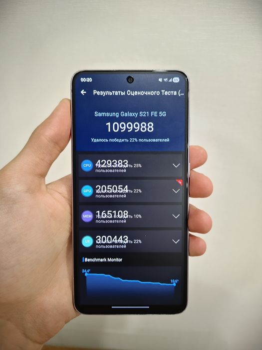Обменяю Samsung Galaxy S21FE