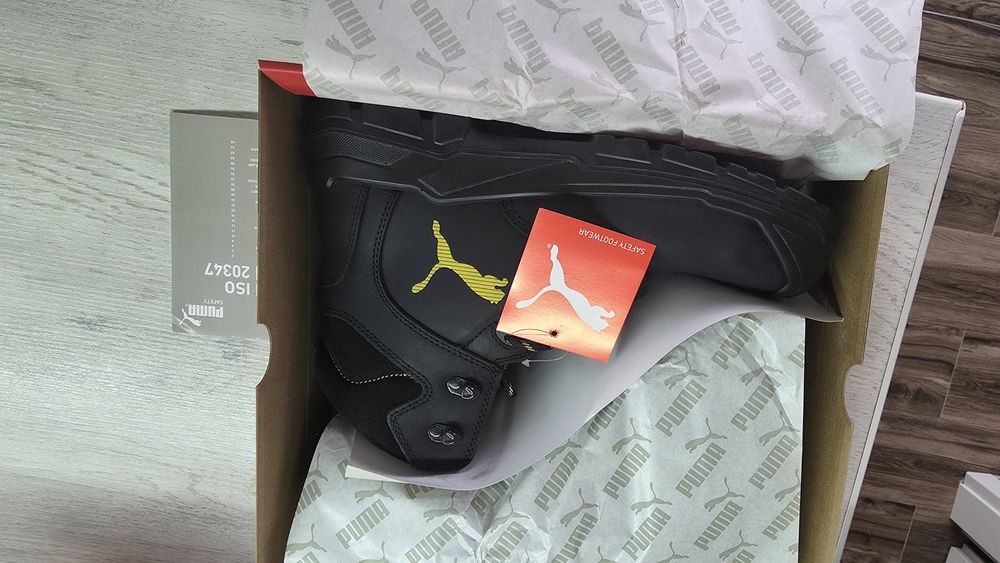 Зимни работни обувки  Пума с метално бумбе  и усилена подметка!Номер 44!