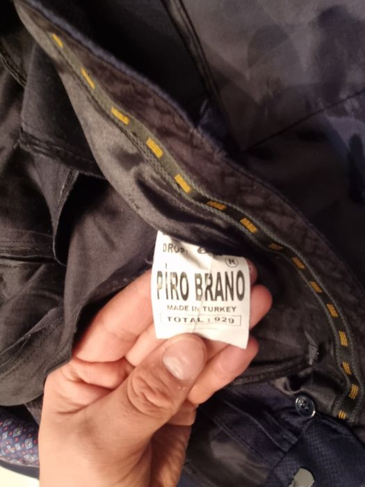 Тёмный синий костюм турецкий