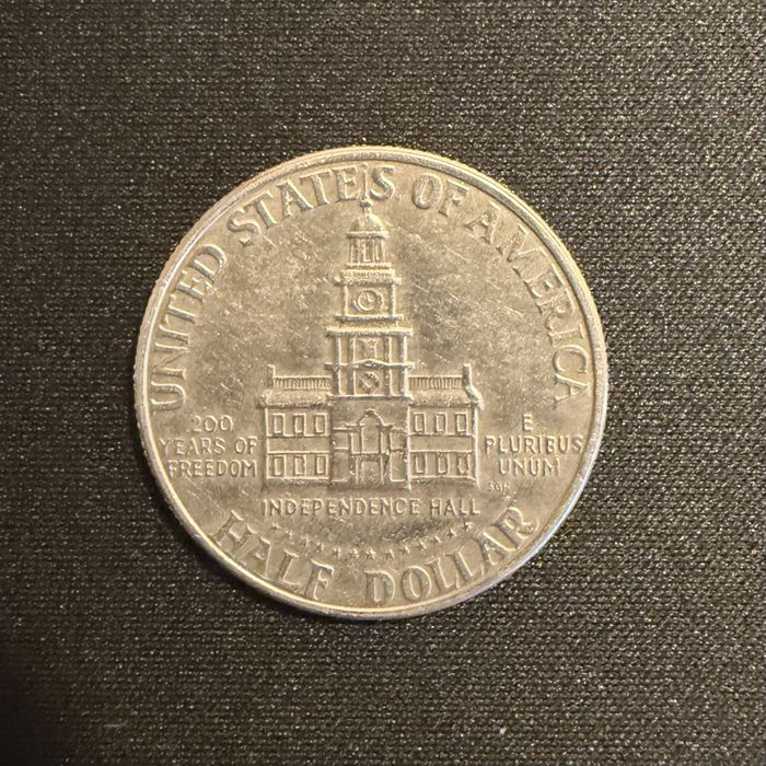 Monedă de Colecție Kennedy Half Dollar 1776–1976 (Bicentennial SUA)