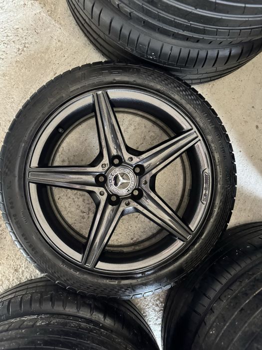 Jante Mercedes C Class R18 Amg Originale Anvelope de vara
