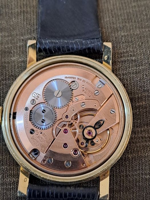 OMEGA. GENEVE  aur masiv 14 kt