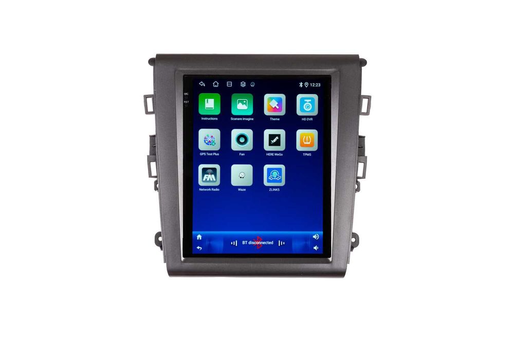 Navigatie Ford Mondeo MK5 Ecran Vertical Tip Tesla , Android 14 Carplay Wireless Android Auto + Camera Marsarier