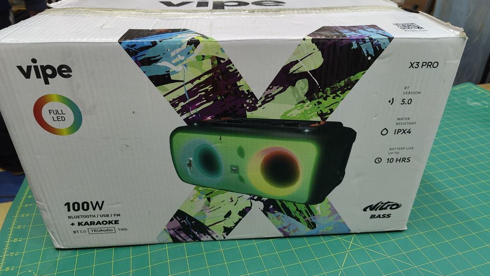 Колонка портативная Vipe Nitro x3 Pro Новая.