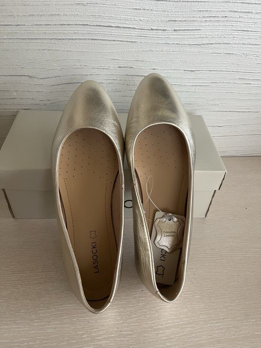 дамски обувки естествена кожа Lasocki