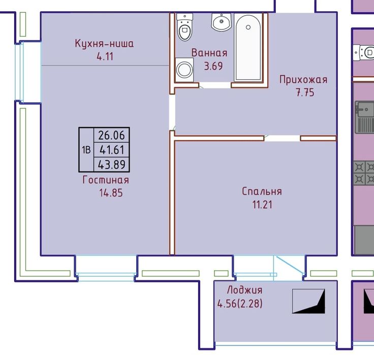 Продам Евро-2 комнатную квартиру