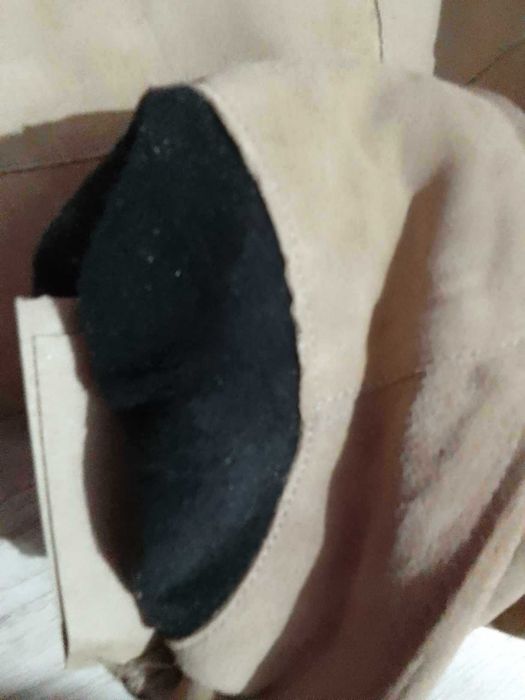 Дамски ботуши естествен велур