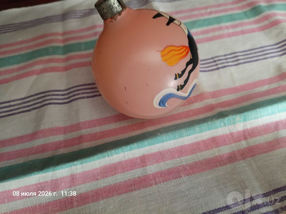 Коллекционная старинная елочная игрушка