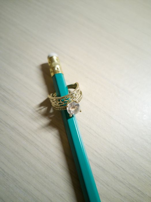 Vand inel aur dama 14 k model superb