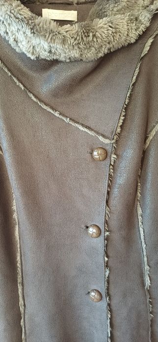 Палто от еко кожа