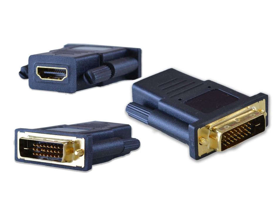 Адаптер преходник / адаптер - DVI към HDMI - Чисто Нов