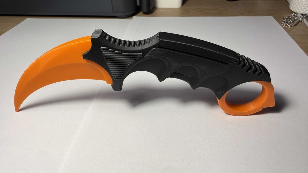 Karambit Decorativ realizat la imprimantă 3D