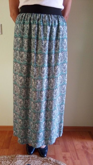 fusta lunga din bumbac