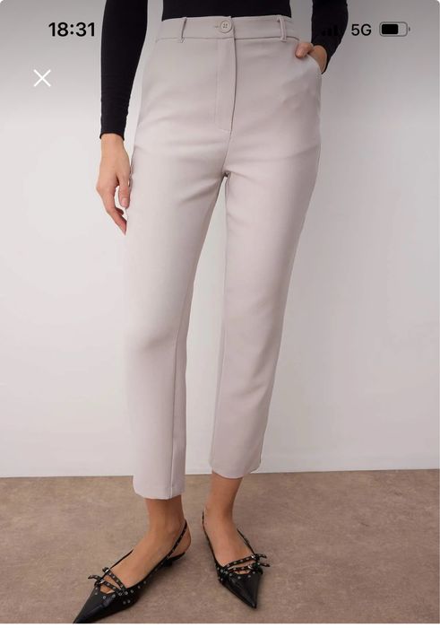 Дамски светлосив панталон Trendyol! Нов! Размер 40