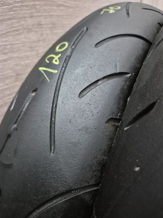 Set anvelope moto 120 70 17 cu 160 60 17 Dunlop d214