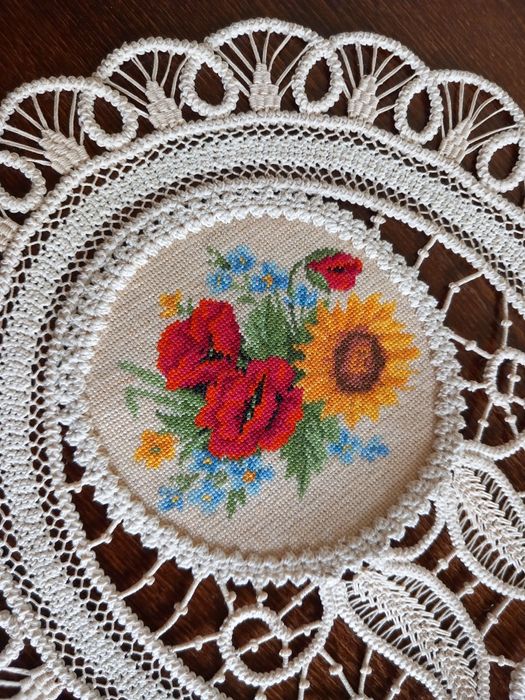 Vând set pantlas cu goblen