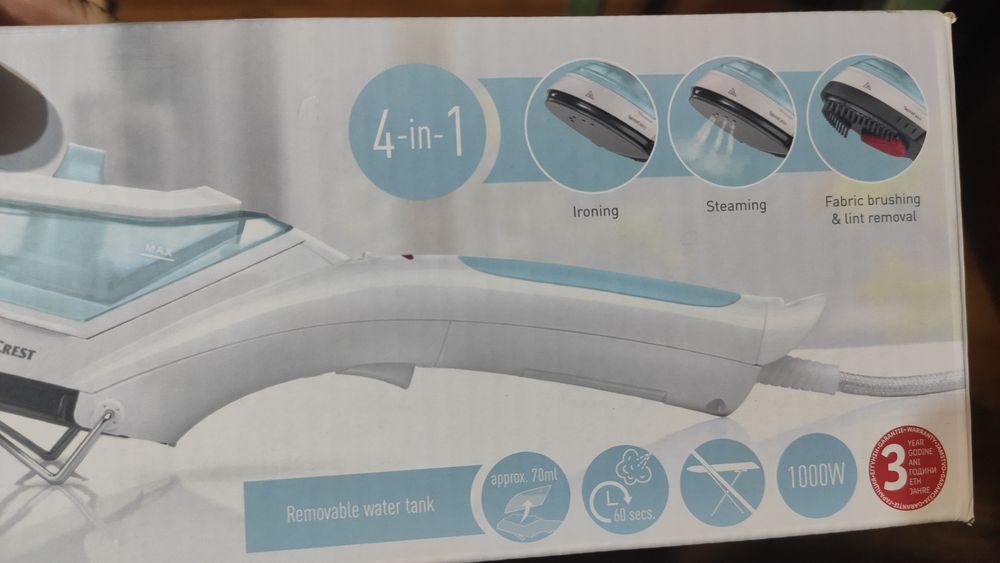 Perie calcat cu aburi Silvercrest fier de calcat haine vertical rapid