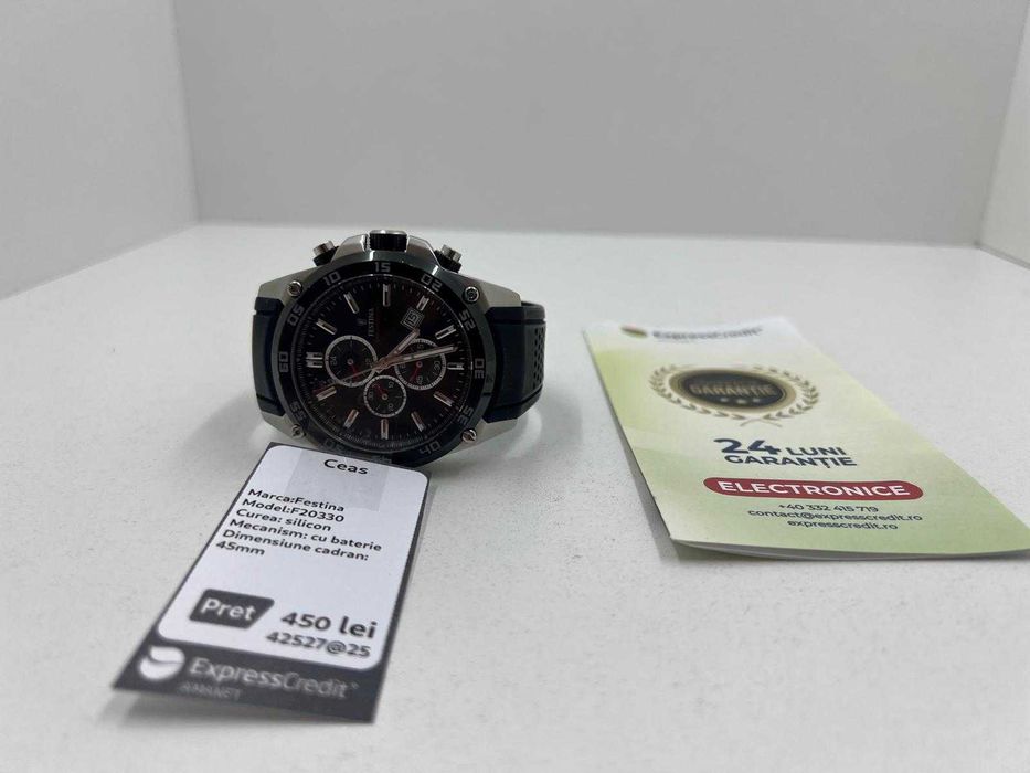 Ceas Festina F20330  (Ag25 Belvedere B.42527)-Garantie 2 Ani!