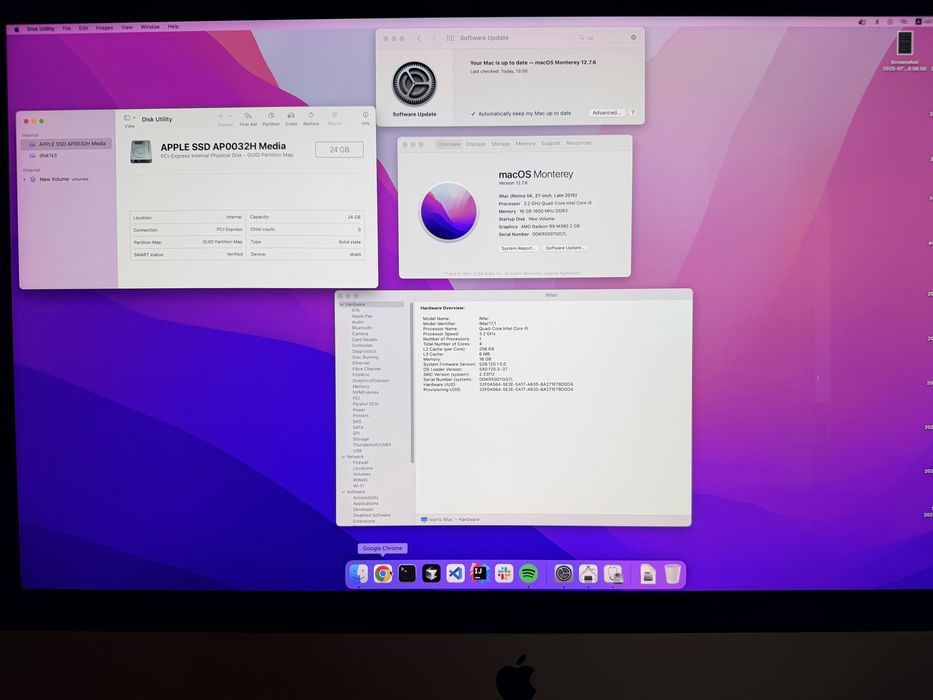 iMac late 2015 27 inch