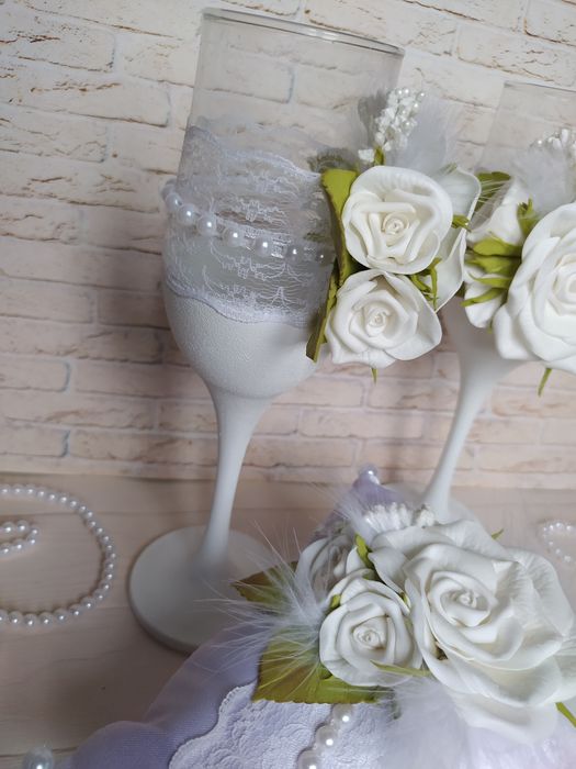 Свадебные фужеры.