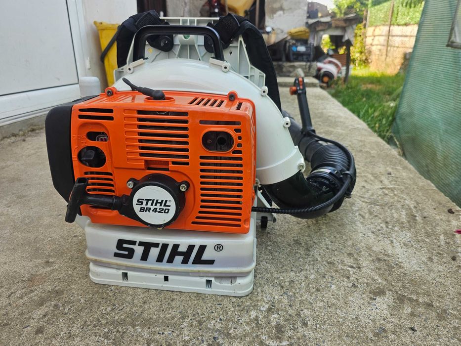 STIHL BR 420 Професионална Моторна Духалка. Като НОВА.