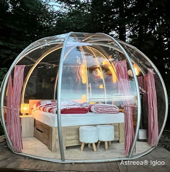 Дворна беседка тип иглу с поликарбонат за всеки сезон 10%