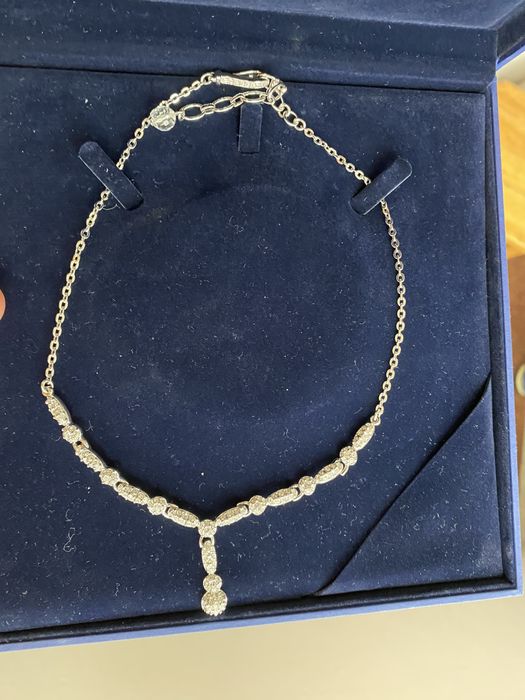 Swarowski сребърно колие