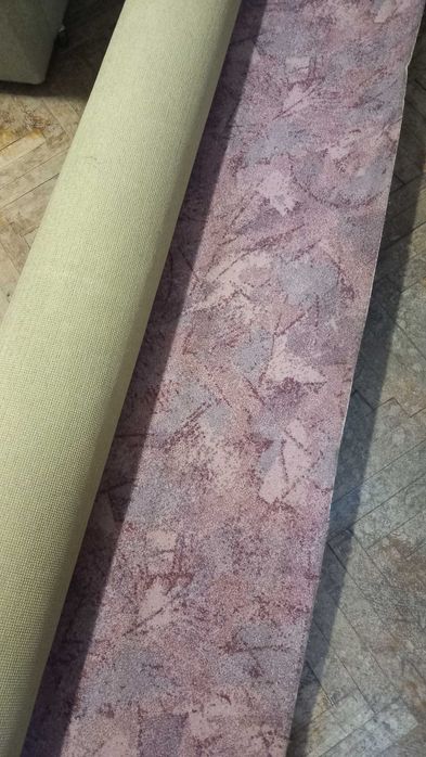 Мокет, пъстър, розов