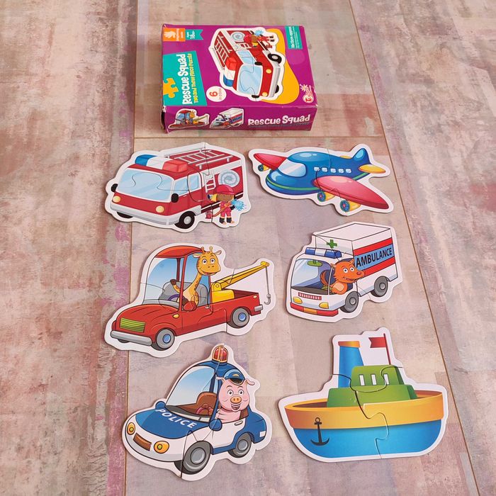 Лот от 3 пъзела 1-2 г Пепа Коли плодове