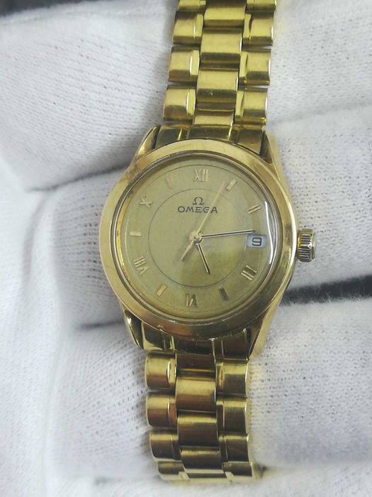 Ω OMEGA дамски, автомат/ automatic - 18k Gold/ злато - ORIGINAL