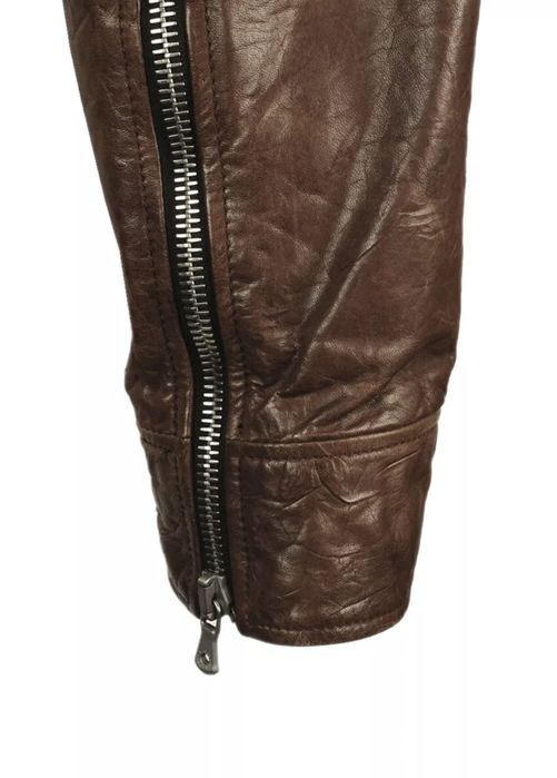 Geaca de piele Dolce & Gabbana ORIGINALA, Autentica Maro