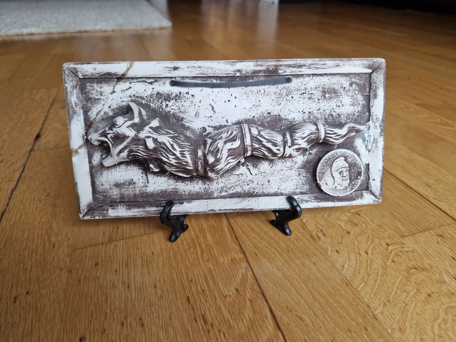 Lup dacic din ceramica produs handmade unicat