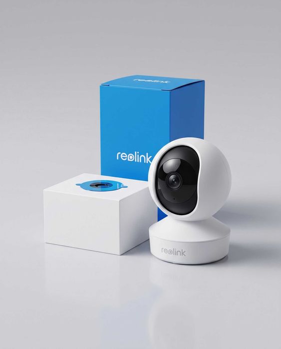 Reolink E1 4MP 2K - Camera de supraveghere WiFi interior, 360 grade, Auto-Tracking