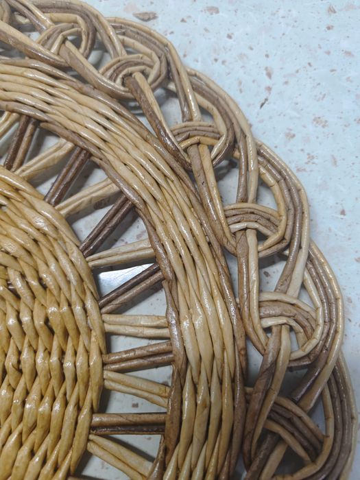 Плетеные салфетки ручной работы