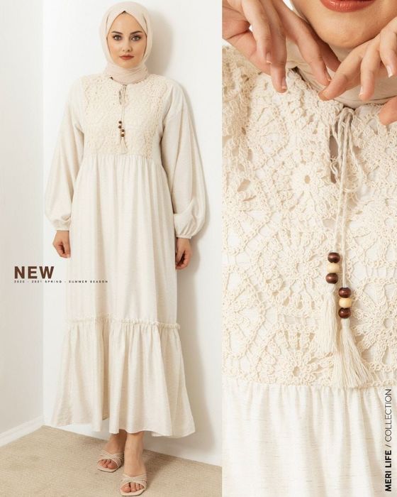 Красивое, нежное платье из льна, Турция